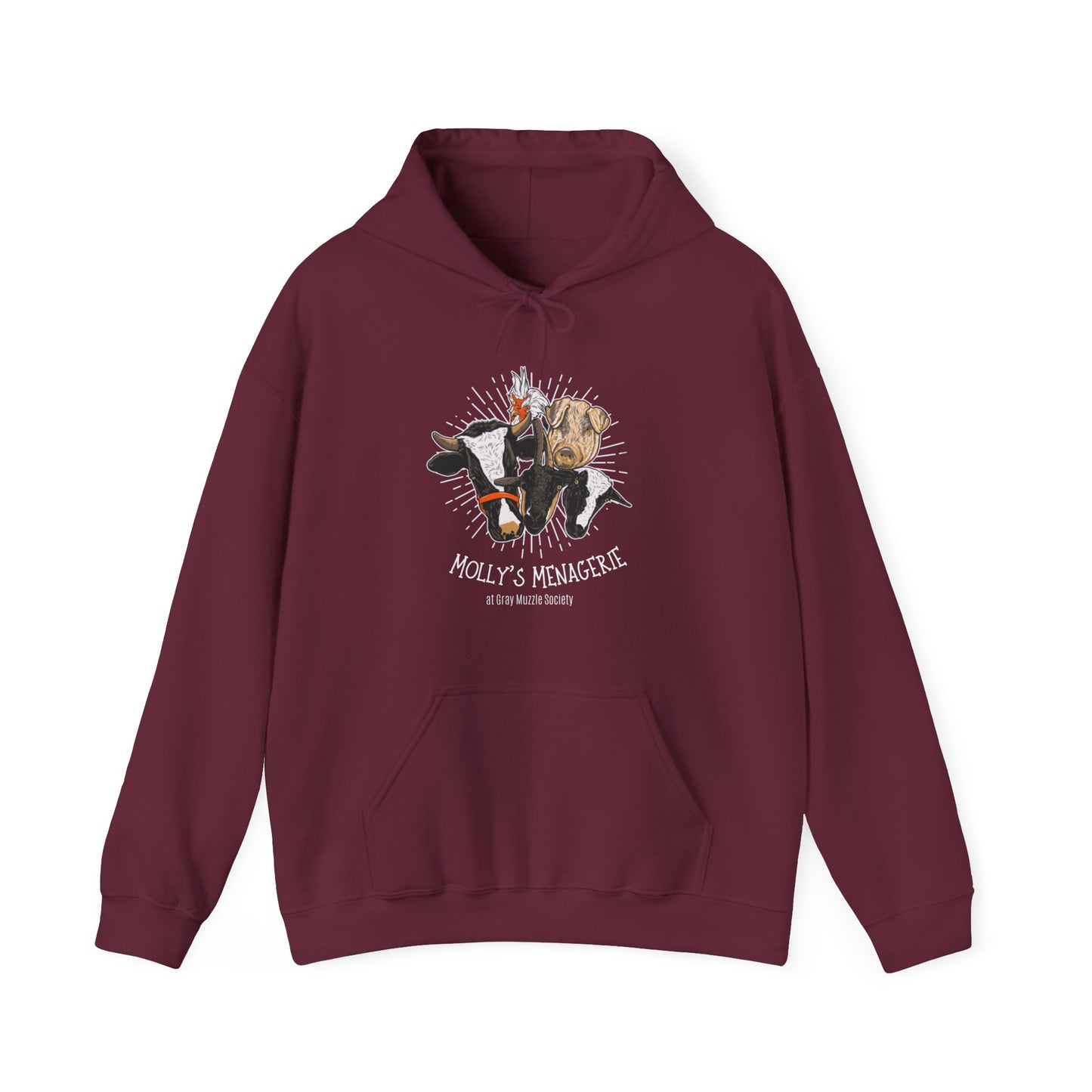 Meet Molly's Menagerie Hooded Sweatshirt