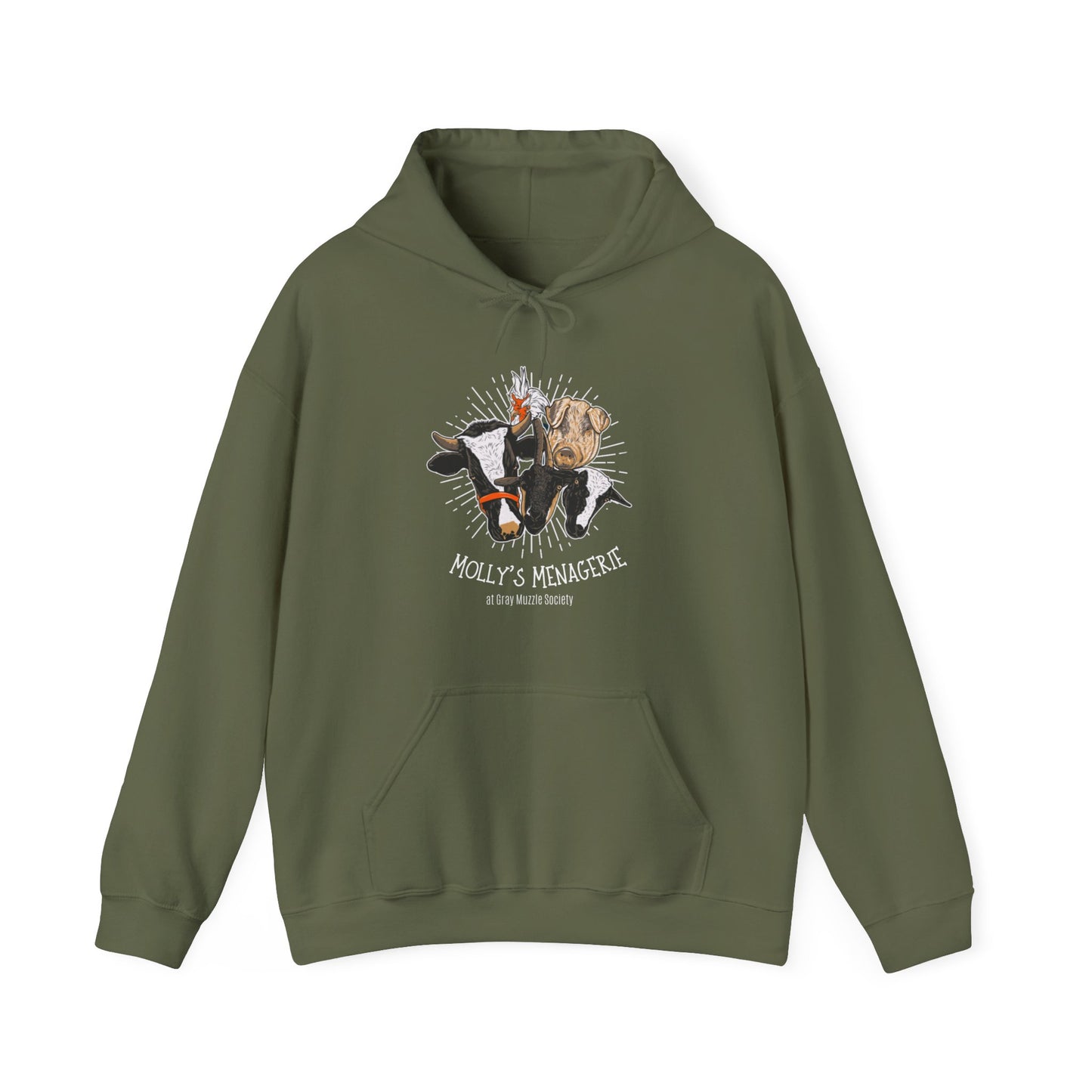 Meet Molly's Menagerie Hooded Sweatshirt