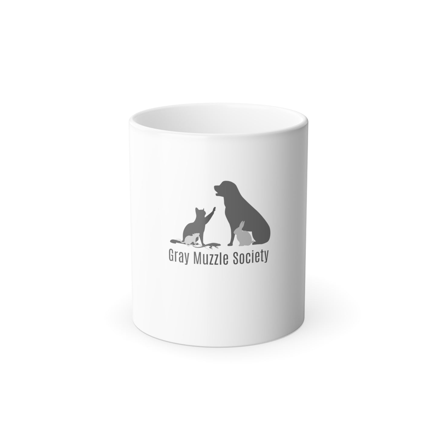 Gray Muzzle Society Color Morphing Mug, 11oz