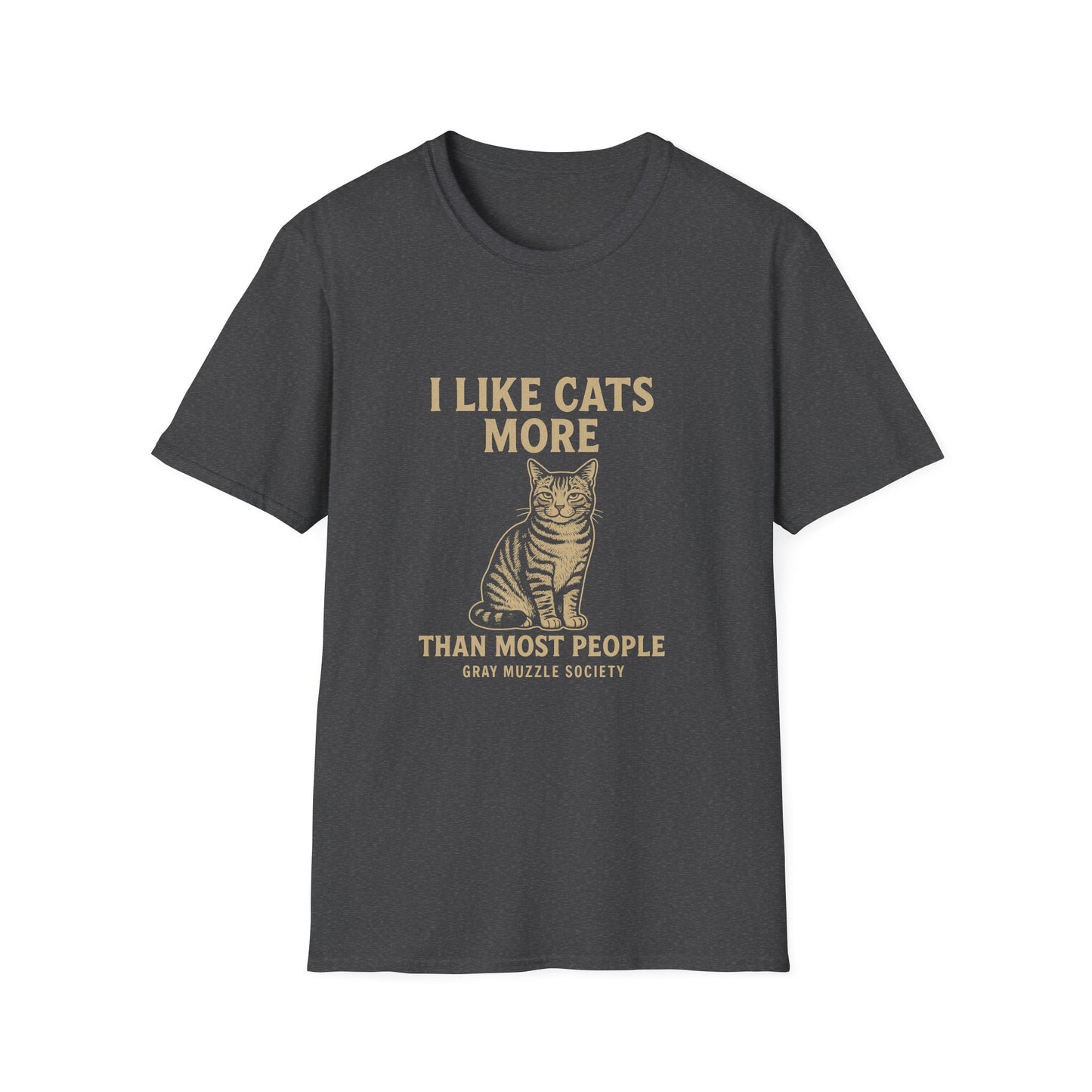 I Like Cats More Than Most People Unisex T-Shirt