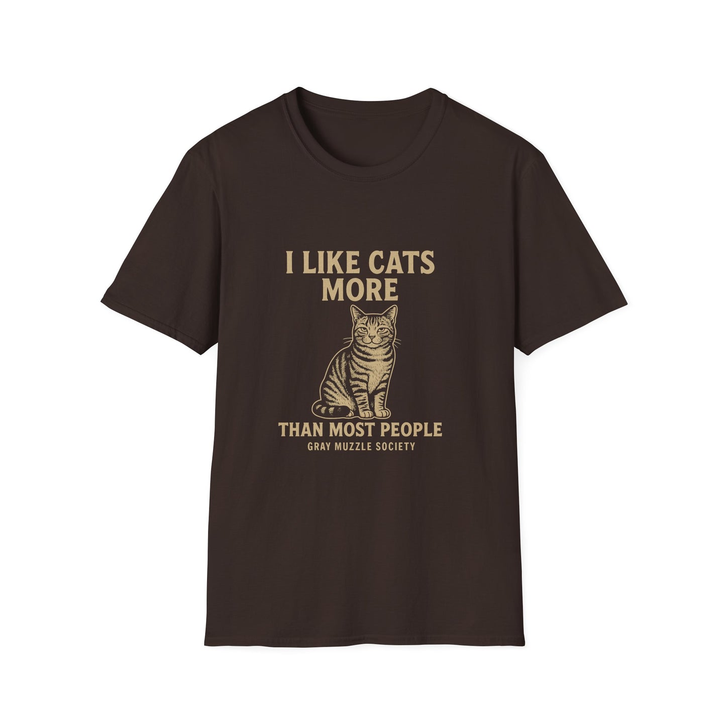 I Like Cats More Than Most People Unisex T-Shirt