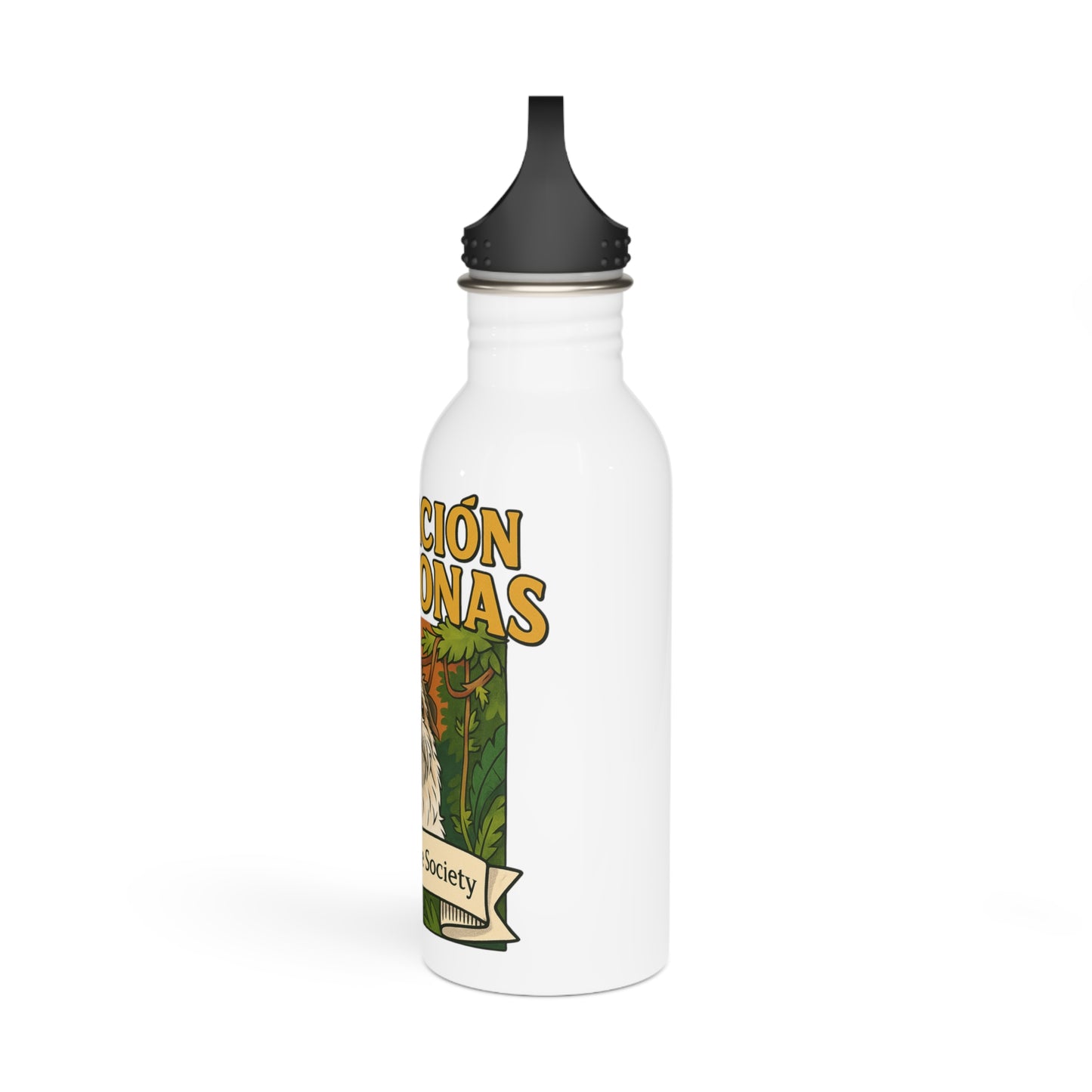 Stainless Steel Water Bottle with Gray Muzzle Society Design, Eco-Friendly Travel Container, Pet Lover Gift, Outdoor Adventure [...]