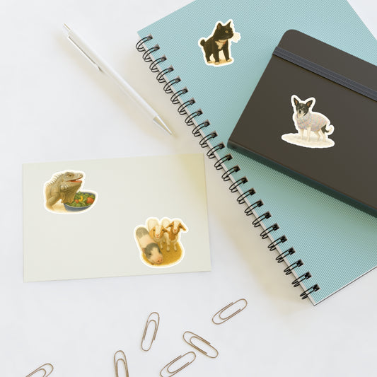 Whimsical Animal Sticker Sheets – Perfect for Pet Lovers & Decor