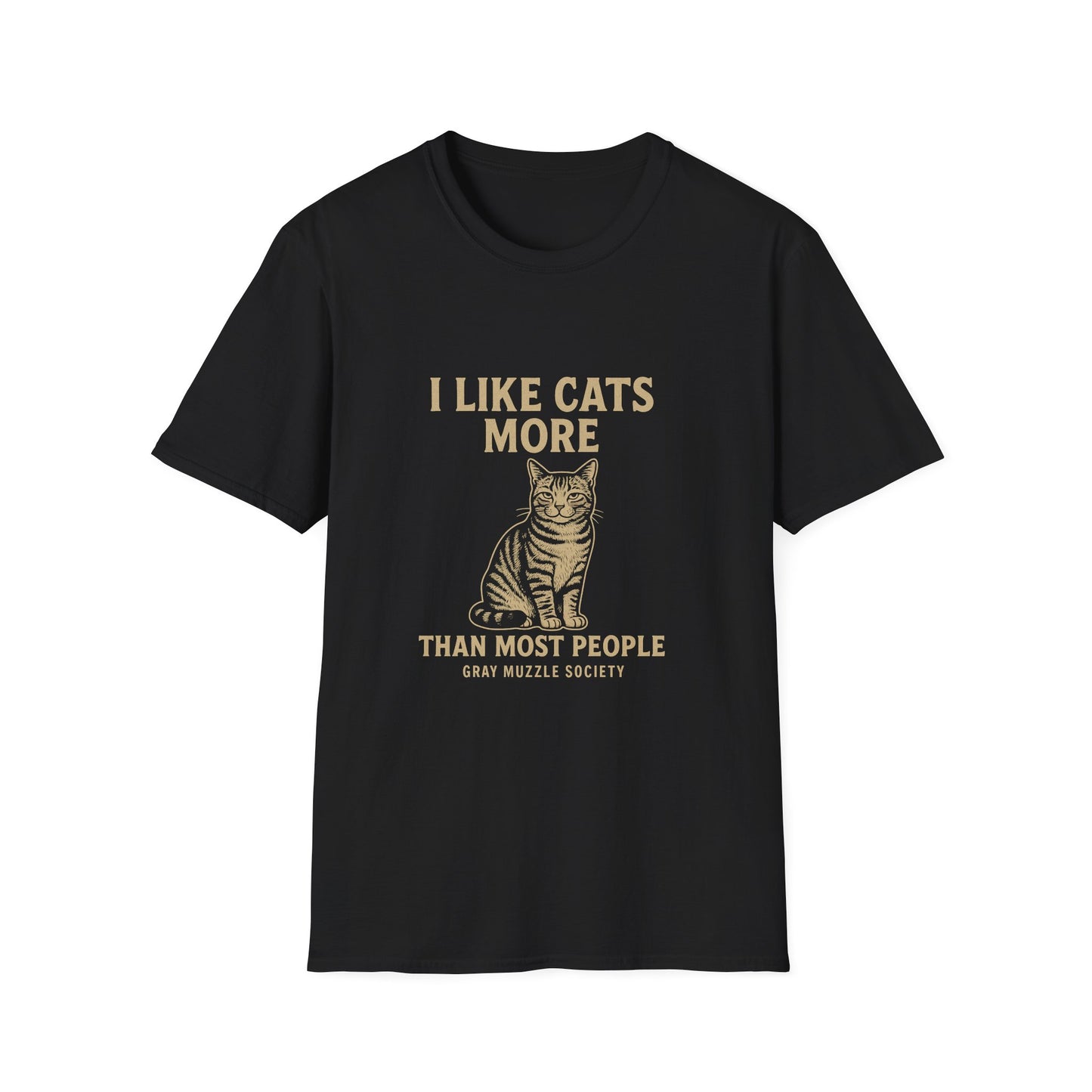 I Like Cats More Than Most People Unisex T-Shirt