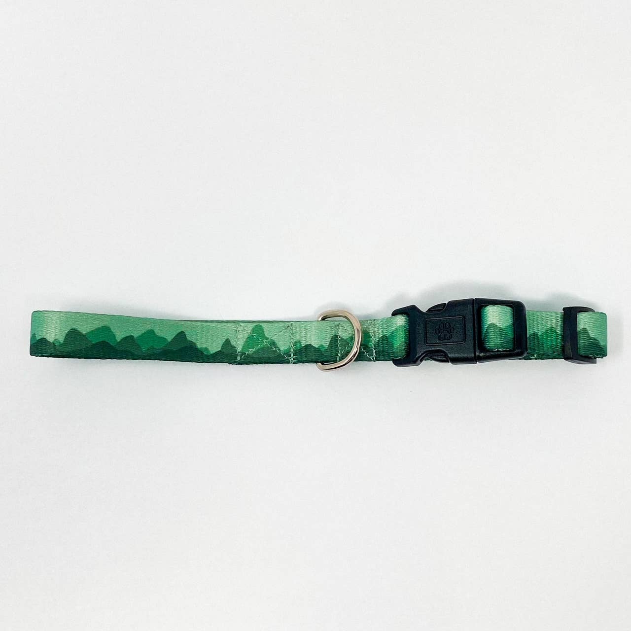 Summit Recycled Dog Collar | Outdoor Sage Green Mountain